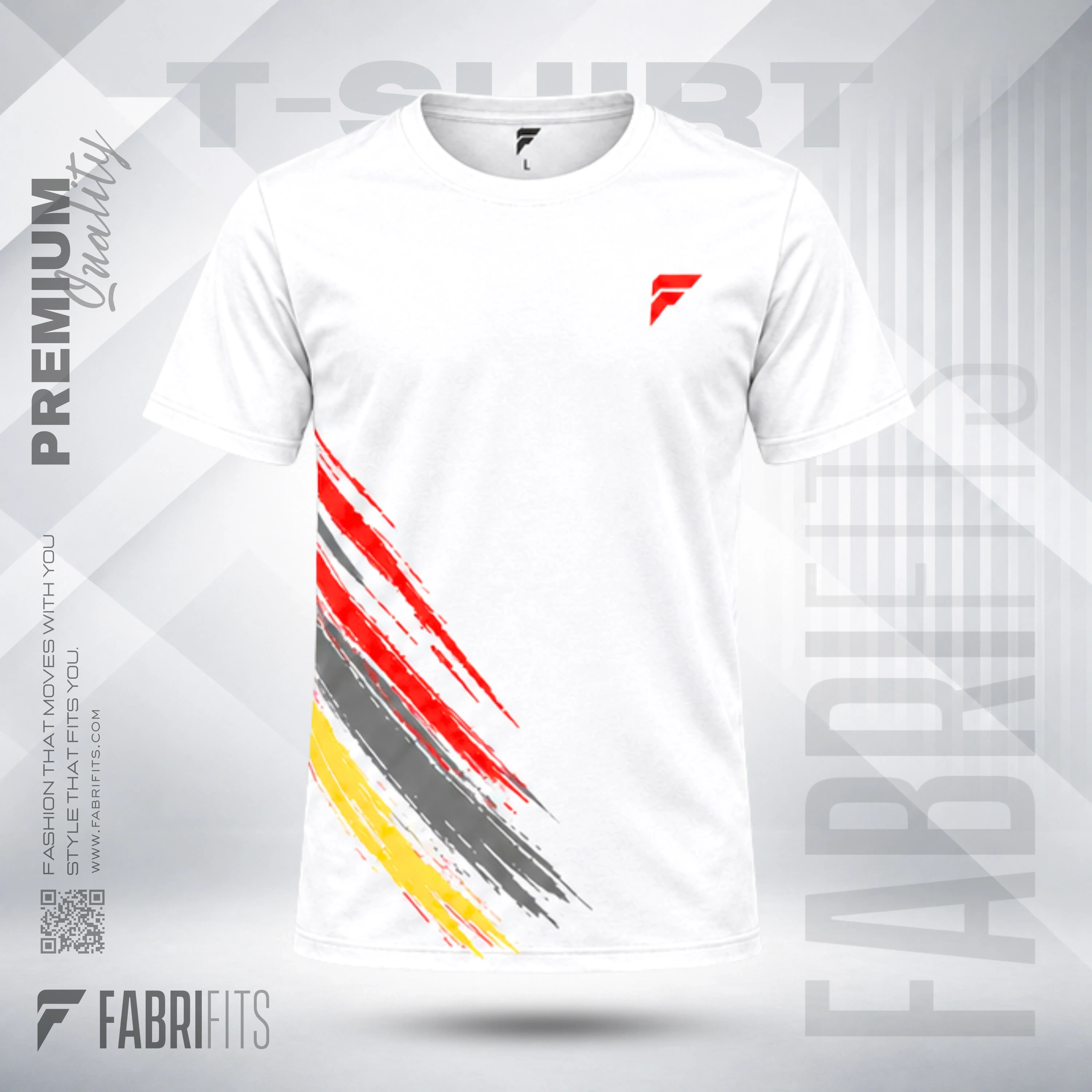 Premium Quality White Color Cotton T-Shirt